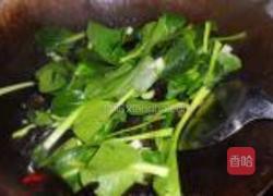 小油菜炒黑木耳的做法图解5