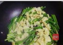 蒜苔炒蛋的做法图解5