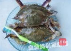 避风塘炒蟹的做法图解2