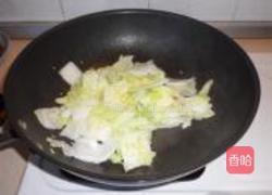 白菜炒猪肝的做法图解4