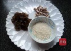 黑木耳猪肚粥的做法图解1