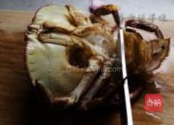 黄道蟹蒸米粉的做法图解7