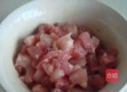酸豇豆炒肉丁的做法图解3