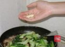 蚝油香菇油菜的做法图解8