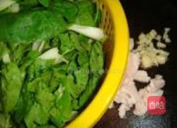 油渣小白菜的做法图解2