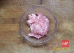 大蒜肉末烧萝卜的做法图解3