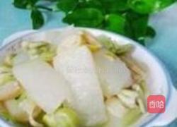 冬瓜笋炒蚕豆的做法图解6