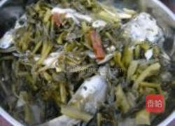 酸菜烧黄花鱼的做法图解7