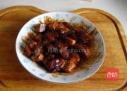猪蹄子烧五花肉的做法图解7
