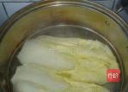白菜银丝卷的做法图解2