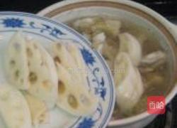 尖梭鱼莲藕汤的做法图解5
