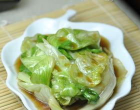 蚝油球生菜