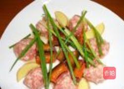 黄鳝蒸小肉圆的做法图解3