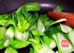 家常清炒油菜的做法图解2