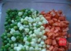五彩海鲜日本豆腐的做法图解3
