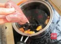 卤鸭肝湿炒粉的做法图解6