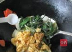 蒲公英鸡蛋炒年糕的做法图解13