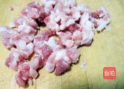 雪菜肉丁面的做法图解3