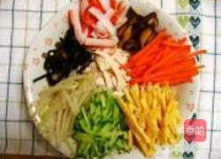 五彩鸡丝拌面的做法图解5