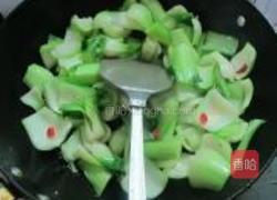 南昌辣炒油菜梗的做法图解5