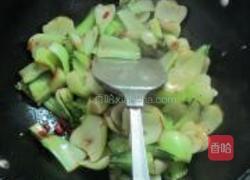 南昌辣炒油菜梗的做法图解6