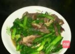 猪心炒大蒜的做法图解7