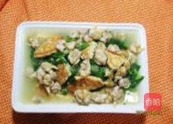 小白菜豆饼白蛤汤的做法图解9