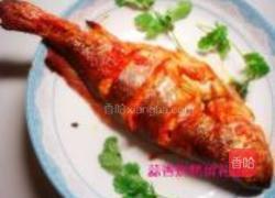 蒜香烧烤黄花鱼的做法图解13