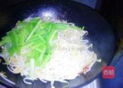 醋溜肉丝炒三样的做法图解6