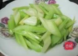鳝片炒西芹的做法图解4