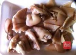 老汤煲猪蹄干豆腐的做法图解1