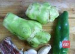 榨菜坨炒肉的做法图解1