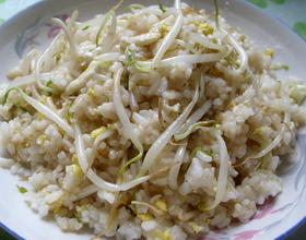 绿豆芽蛋炒饭