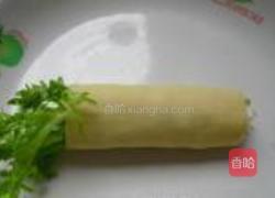 豆皮苦菊卷的做法图解7