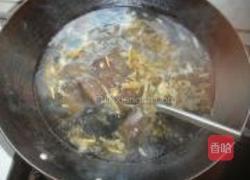 麻油猪血汤的做法图解3