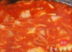 泡菜豆腐汤的做法图解5