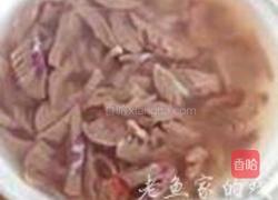 爆炒腰片的做法图解4