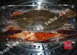 泡菜粉丝蒸梭子蟹的做法图解9