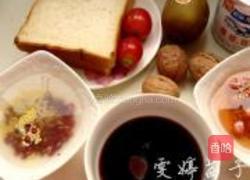 十色紫米核桃奶露的做法图解1