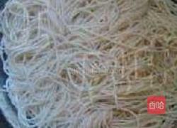 腊肉炒面的做法图解2