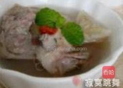 紫山药排骨汤的做法图解4