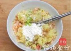 香煎土豆虾仁饼的做法图解8