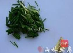 韭菜炒河虾的做法图解2