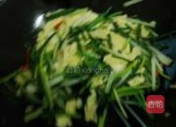 蕌头叶炒蛋的做法图解6