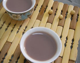 紫米豆浆