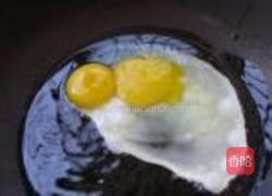 油菜肉丝双黄蛋炒饭的做法图解2