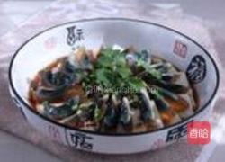 香菜皮蛋豆腐的做法图解7