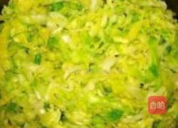 辣拌包心菜的做法图解5