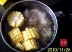 猪肚蛏干汤的做法图解2