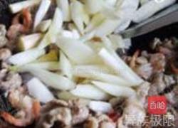 白芦笋虾仁肉片的做法图解6